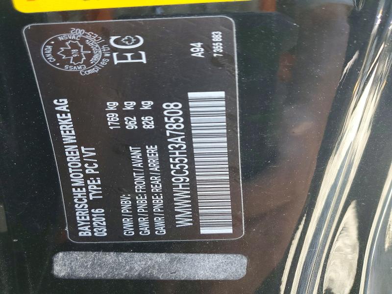 2017 Mini Cooper მანქანა იყიდება აუქციონზე, vin: WMWWH9C55H3A78508, აუქციონის ნომერი: 68407666