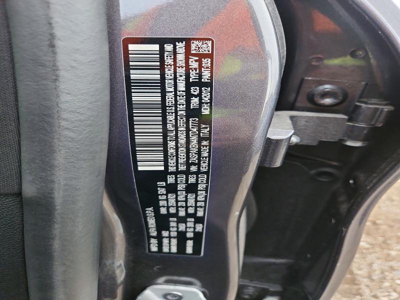 70046916 :رقم المزاد ، ZASPAKBN4N7D47773 vin ، 2022 Alfa Romeo Stelvio مزاد بيع