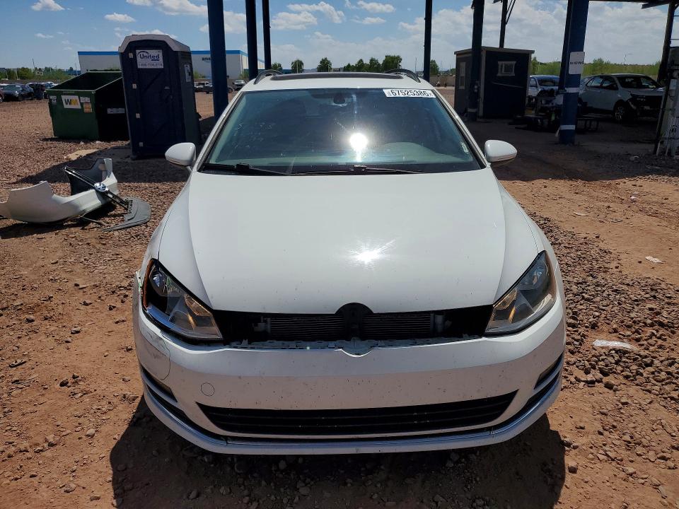 2015 Volkswagen Golf Sportwagen მანქანა იყიდება აუქციონზე, vin: 3VWC17AU4FM509788, აუქციონის ნომერი: 67525386