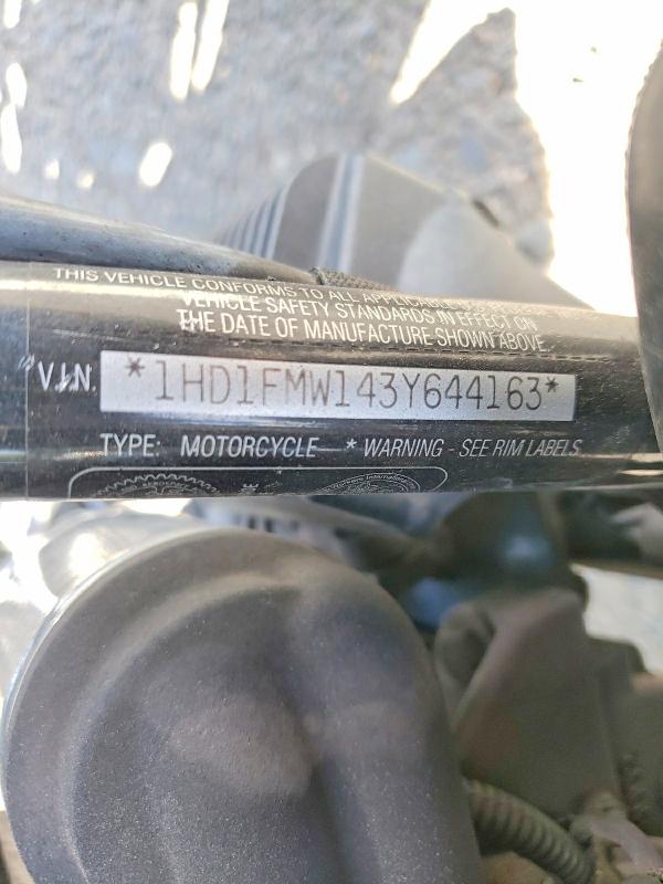 Продажа на аукционе авто 2003 Harley-davidson Flhtpi, vin: 1HD1FMW143Y644163, номер лота: 67619746