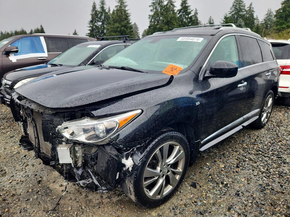 2014 Infiniti Qx60 მანქანა იყიდება აუქციონზე, vin: 5N1AL0MM4EC539280, აუქციონის ნომერი: 66984076