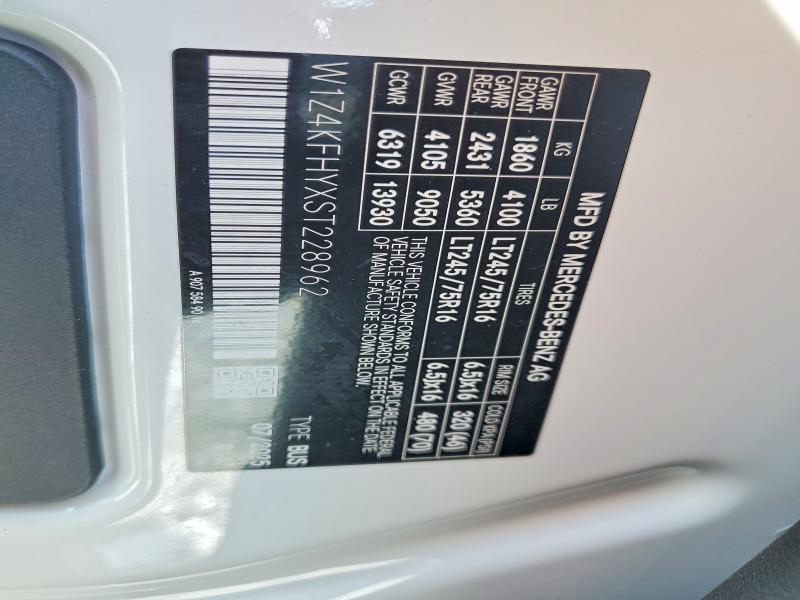 Продаж на аукціоні авто 2025 Mercedes-benz Sprinter, vin: W1Z4KFHYXST228962, номер лоту: 68697296
