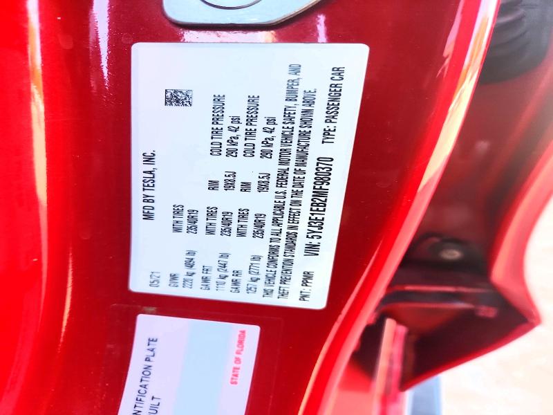 Aukcja sprzedaży 2021 Tesla Model 3, vin: 5YJ3E1EB2MF980370, numer aukcji: 69586426