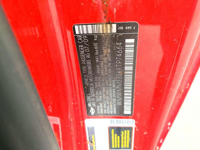 Aukcja sprzedaży 2009 Mini Cooper, vin: WMWMM33569TP74664, numer aukcji: 66843186
