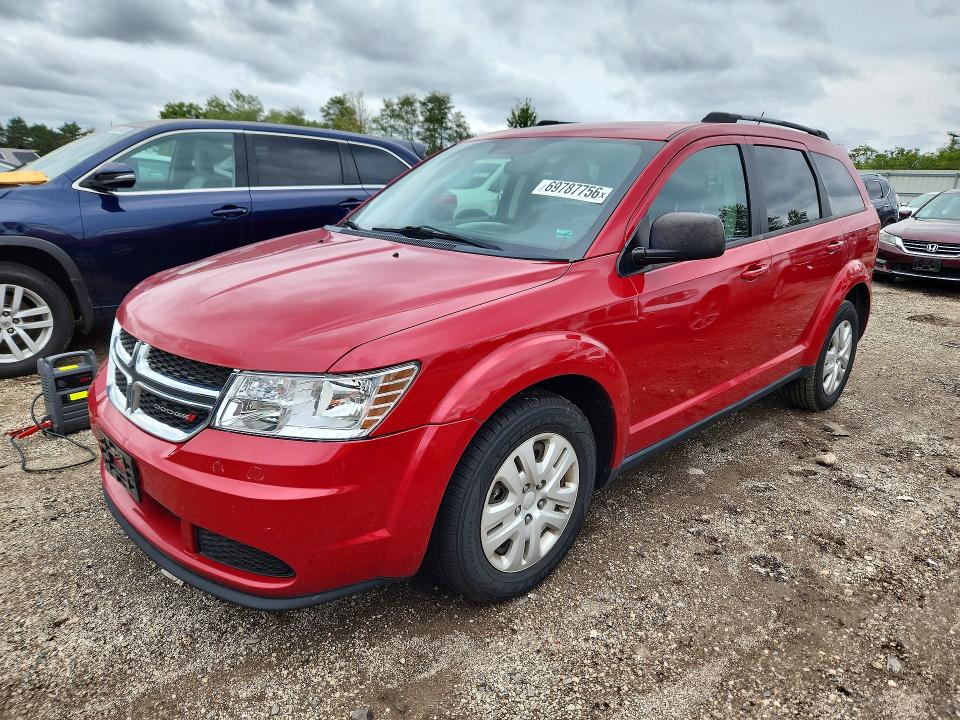 Aukcja sprzedaży 2018 Dodge Journey, vin: 3C4PDCAB1JT347331, numer aukcji: 69787756