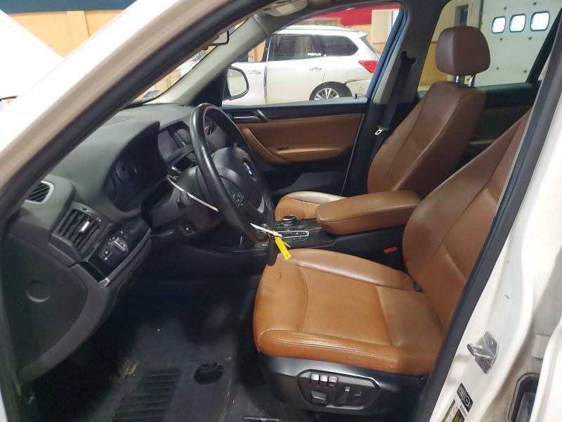 2015 Bmw X3 მანქანა იყიდება აუქციონზე, vin: 5UXWX9C55F0D45567, აუქციონის ნომერი: 70266666