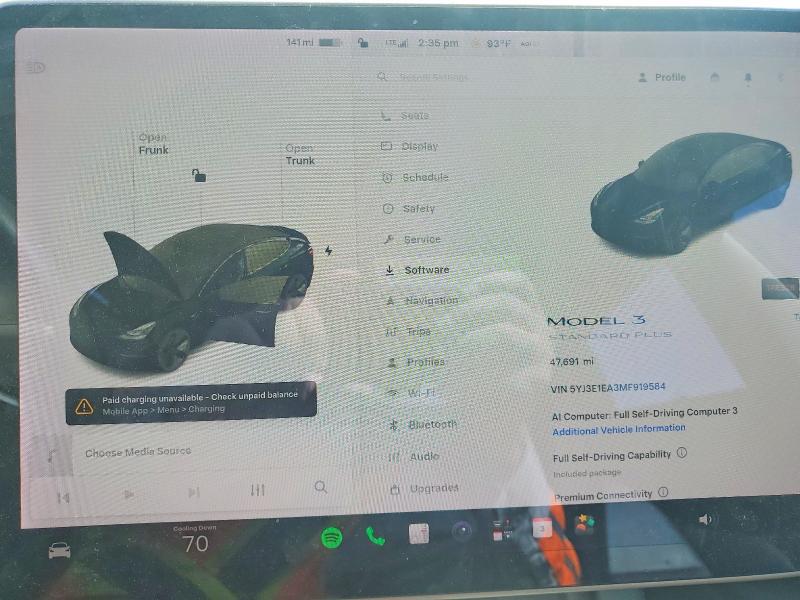 Aukcja sprzedaży 2021 Tesla Model 3, vin: 5YJ3E1EA3MF919584, numer aukcji: 66128676