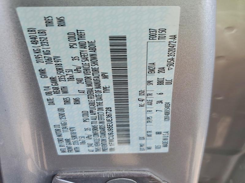 Продажа на аукционе авто 2014 Ford Escape, vin: 1FMCU9J95EUE36728, номер лота: 68022786