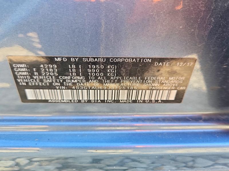 Продажа на аукционе авто 2018 Subaru Impreza, vin: 4S3GTAU69J3725185, номер лота: 68697446