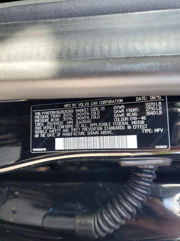 Продажа на аукционе авто 2016 Volvo Xc60, vin: YV4612RK8G2826369, номер лота: 70029636