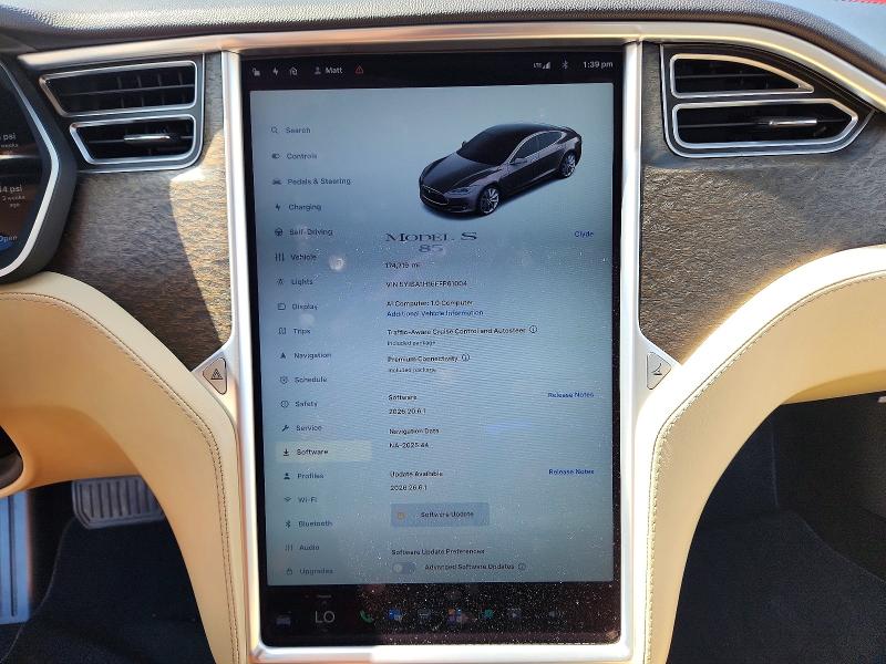 Продажа на аукционе авто 2014 Tesla Model S, vin: 5YJSA1H16EFP61004, номер лота: 65957876