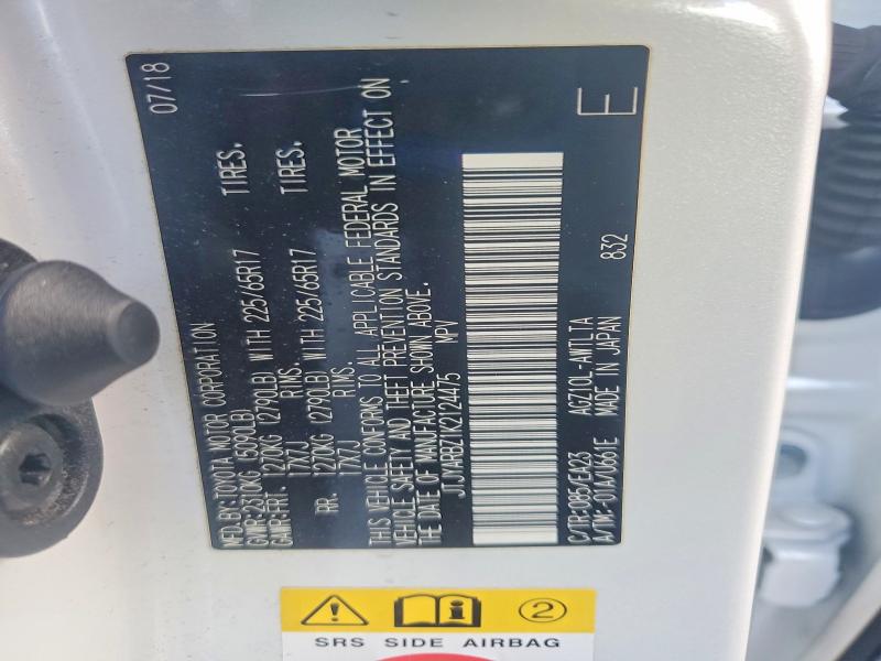 Aukcja sprzedaży 2019 Lexus Nx 300, vin: JTJYARBZ1K2124475, numer aukcji: 67297096