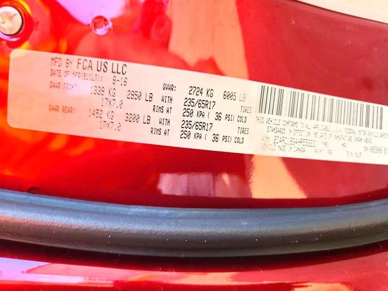 68874676 :رقم المزاد ، 2C4RC1BG4HR552231 vin ، 2017 Chrysler Pacifica مزاد بيع