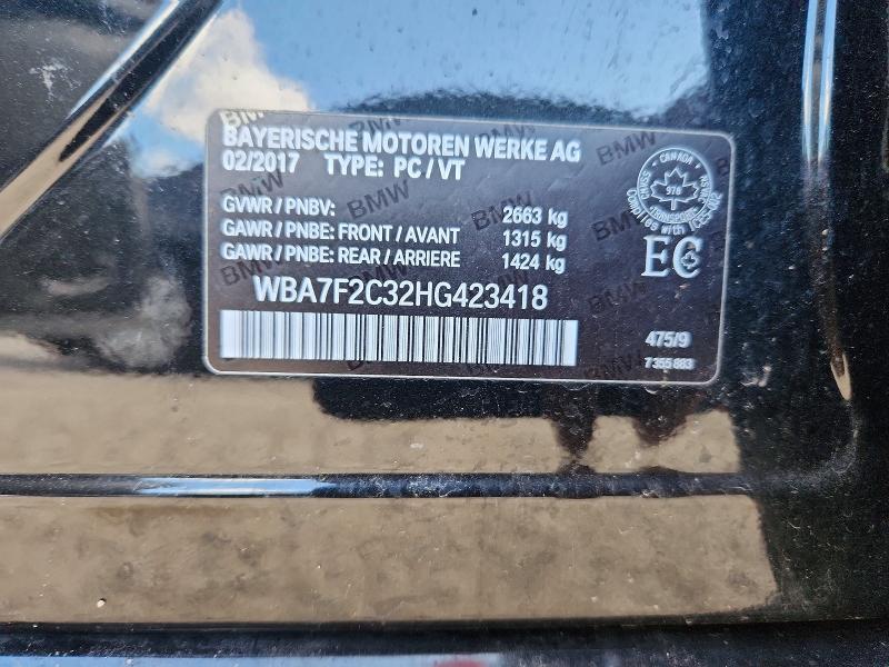 Продажа на аукционе авто 2017 Bmw 750, vin: WBA7F2C32HG423418, номер лота: 67473396