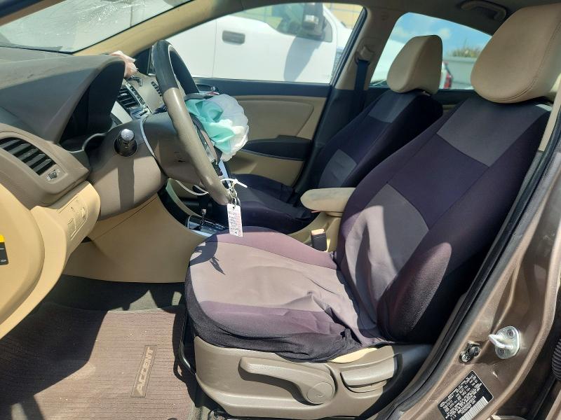 2013 Hyundai Accent მანქანა იყიდება აუქციონზე, vin: KMHCU4AE6DU455478, აუქციონის ნომერი: 67899026