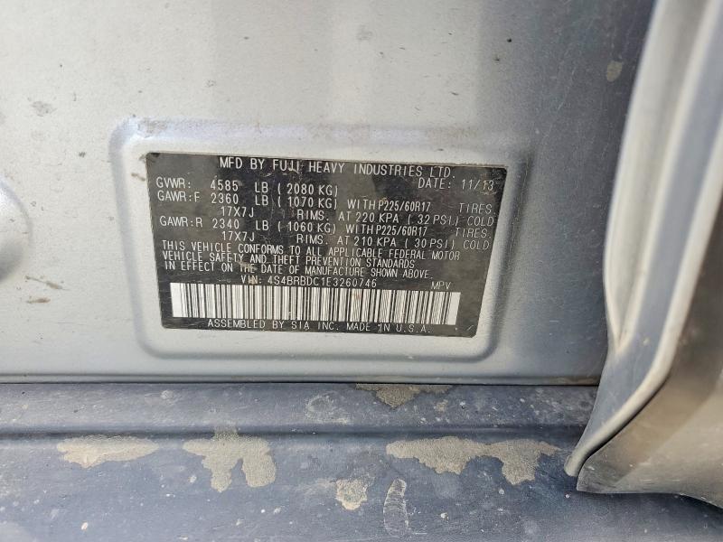 Aukcja sprzedaży 2014 Subaru Outback, vin: 4S4BRBDC1E3260746, numer aukcji: 68644636
