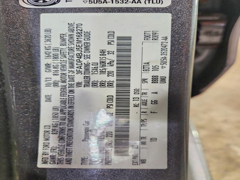 Продаж на аукціоні авто 2014 Ford Fiesta, vin: 3FADP4BJ5EM168270, номер лоту: 67247436