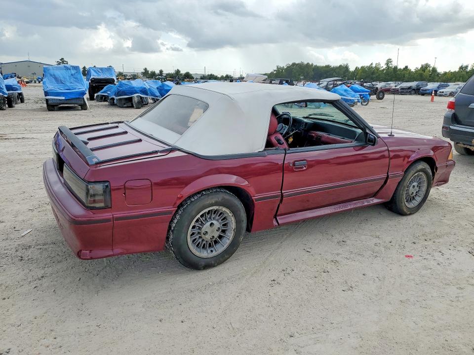 69008736 :رقم المزاد ، 1FABP45E9HF259570 vin ، 1987 Ford Mustang مزاد بيع