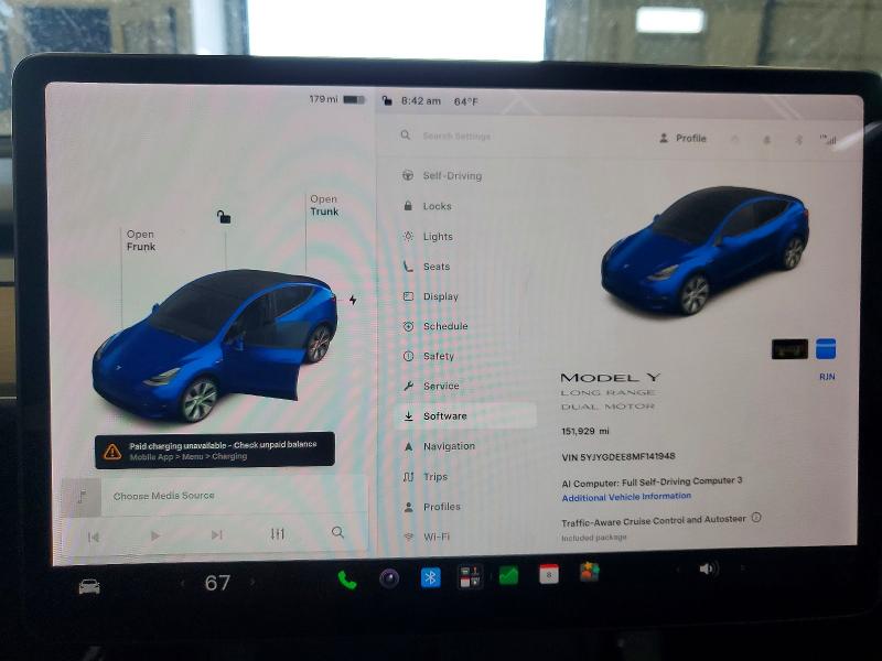Продажа на аукционе авто 2021 Tesla Model Y, vin: 5YJYGDEE8MF141948, номер лота: 67168746