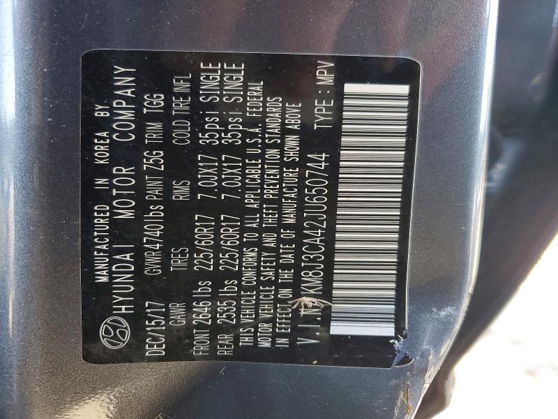 Продаж на аукціоні авто 2018 Hyundai Tucson, vin: KM8J3CA42JU650744, номер лоту: 68813626