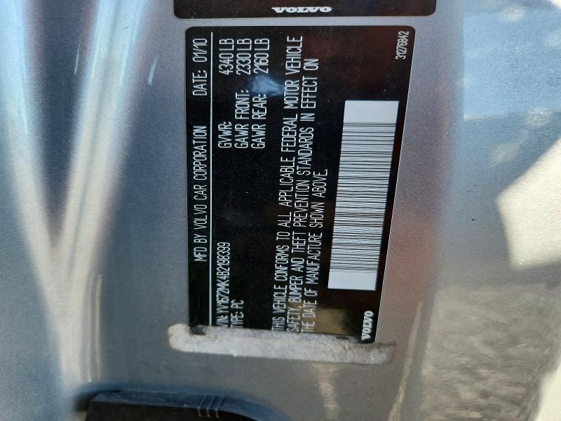 69908466 :رقم المزاد ، YV1672MK4B2198399 vin ، 2011 Volvo C30 مزاد بيع