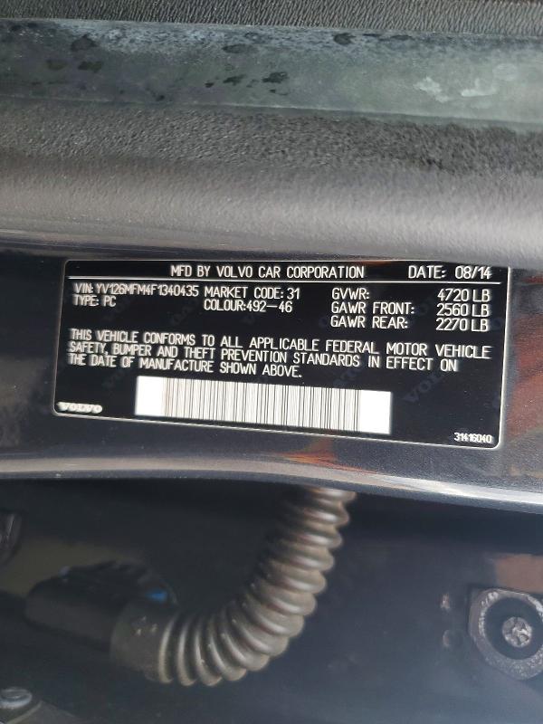 Продажа на аукционе авто 2015 Volvo S60, vin: YV126MFM4F1340435, номер лота: 70551456