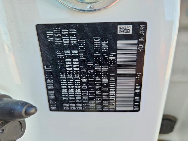 Продажа на аукционе авто 2019 Honda Cr-v, vin: JHLRW2H80KX013016, номер лота: 68239376