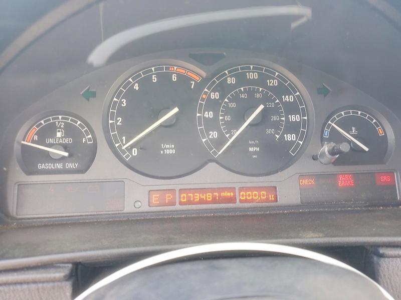 Aukcja sprzedaży 1993 Bmw 850, vin: WBAEG232XPCB75181, numer aukcji: 67697476