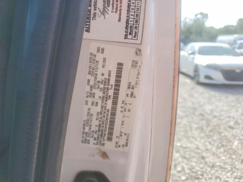 67681456 :رقم المزاد ، 1FTNE1EWXDDB18159 vin ، 2013 Ford Econoline مزاد بيع