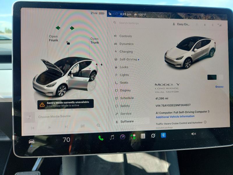Продаж на аукціоні авто 2022 Tesla Model Y, vin: 7SAYGDEE9NF564607, номер лоту: 68060986