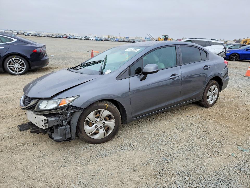 Auction sale of the 2013 Honda Civic, vin: 19XFB2F57DE267281, lot number: 70182886