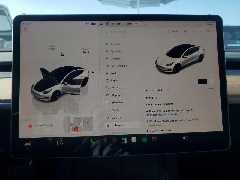 Aukcja sprzedaży 2023 Tesla Model 3, vin: 5YJ3E1EA2PF517379, numer aukcji: 69052946