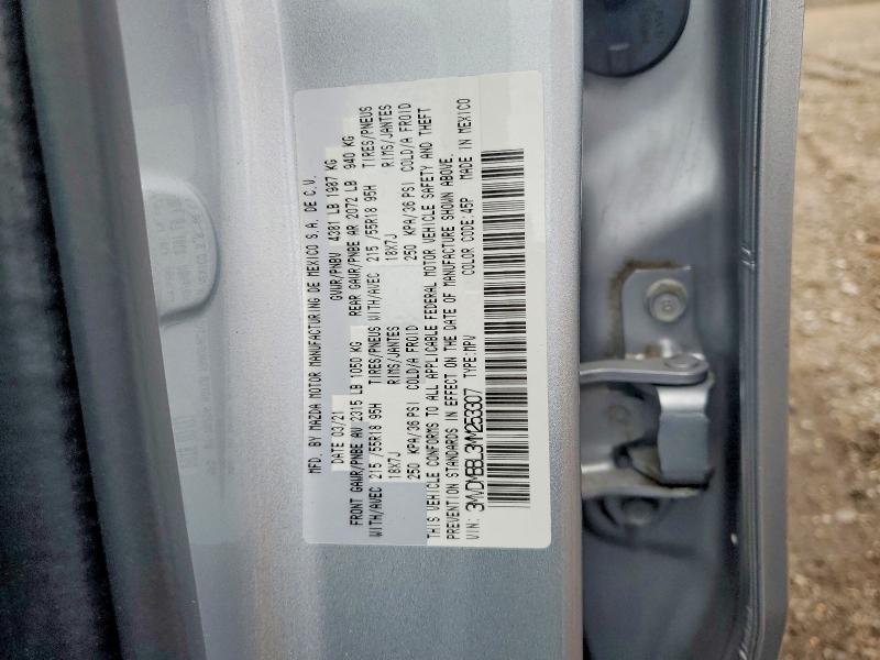 Aukcja sprzedaży 2021 Mazda Cx-30, vin: 3MVDMBBL3MM253307, numer aukcji: 68841246