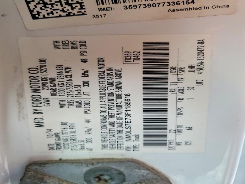 Продаж на аукціоні авто 2015 Ford Transit Connect, vin: NM0LS7E73F1185618, номер лоту: 68512206