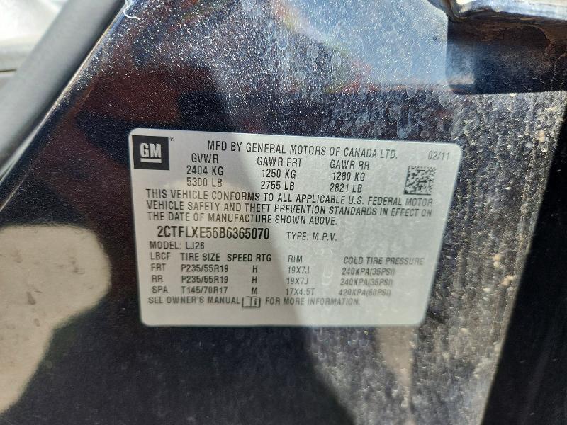 Продаж на аукціоні авто 2011 Gmc Terrain, vin: 2CTFLXE56B6365070, номер лоту: 69804956