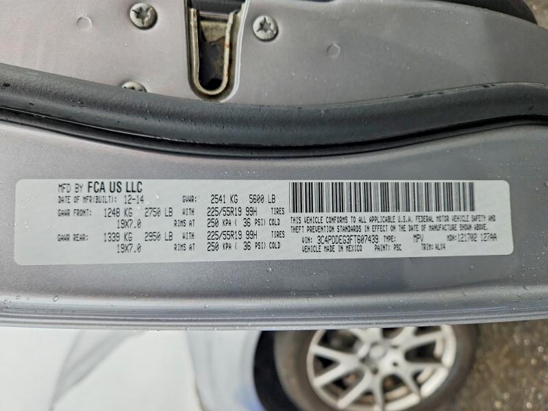 Aukcja sprzedaży 2015 Dodge Journey, vin: 3C4PDDEG3FT607439, numer aukcji: 67396656