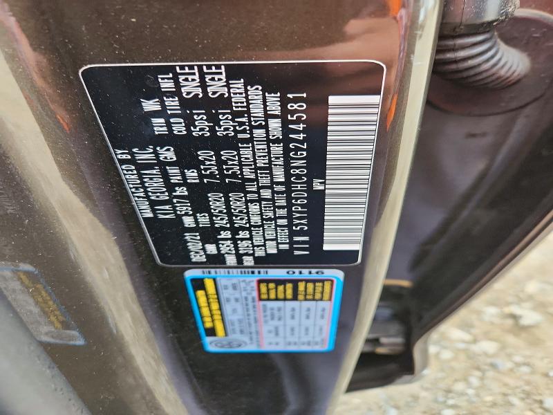 Aukcja sprzedaży 2022 Kia Telluride, vin: 5XYP6DHC8NG244581, numer aukcji: 70170926