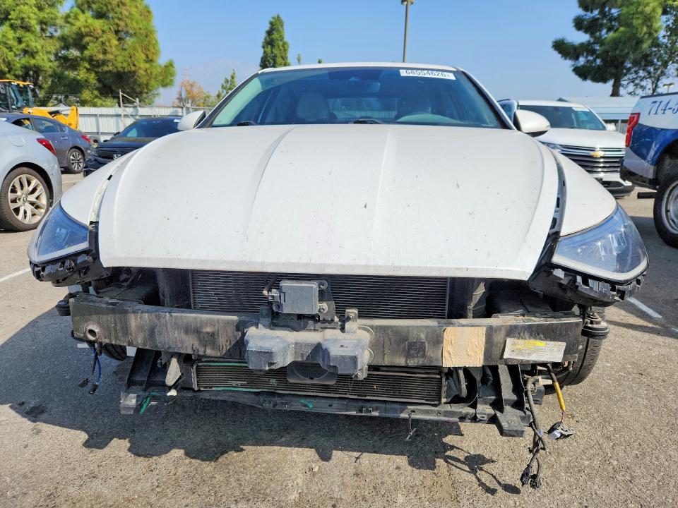 2021 Hyundai Sonata Hybrid მანქანა იყიდება აუქციონზე, vin: KMHL34JJ4MA027877, აუქციონის ნომერი: 68554626