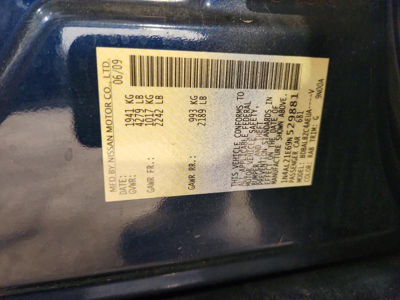 68501336 :رقم المزاد ، 1N4AL21E69N529881 vin ، 2009 Nissan Altima مزاد بيع