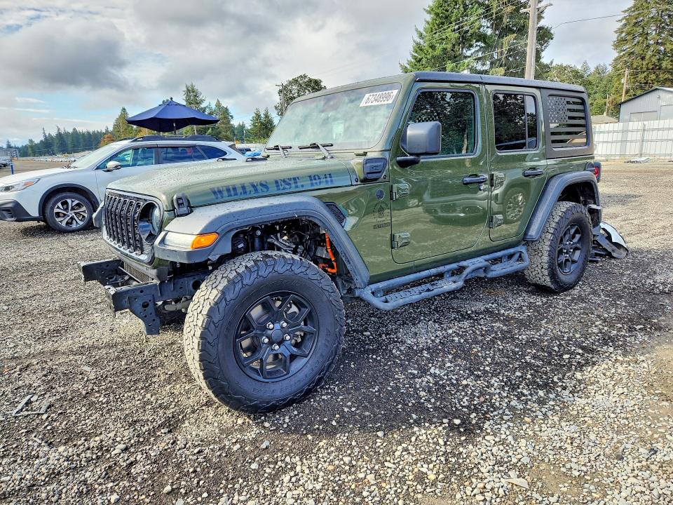 Aukcja sprzedaży 2024 Jeep Wrangler, vin: 1C4RJXN65RW209240, numer aukcji: 67348996