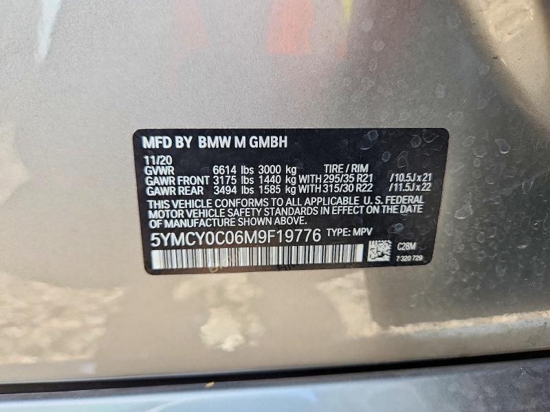 Aukcja sprzedaży 2021 Bmw X6, vin: 5YMCY0C06M9F19776, numer aukcji: 67181836