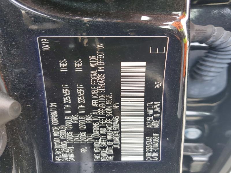 70080386 :رقم المزاد ، JTJDARDZ4L5009445 vin ، 2020 Lexus Nx مزاد بيع
