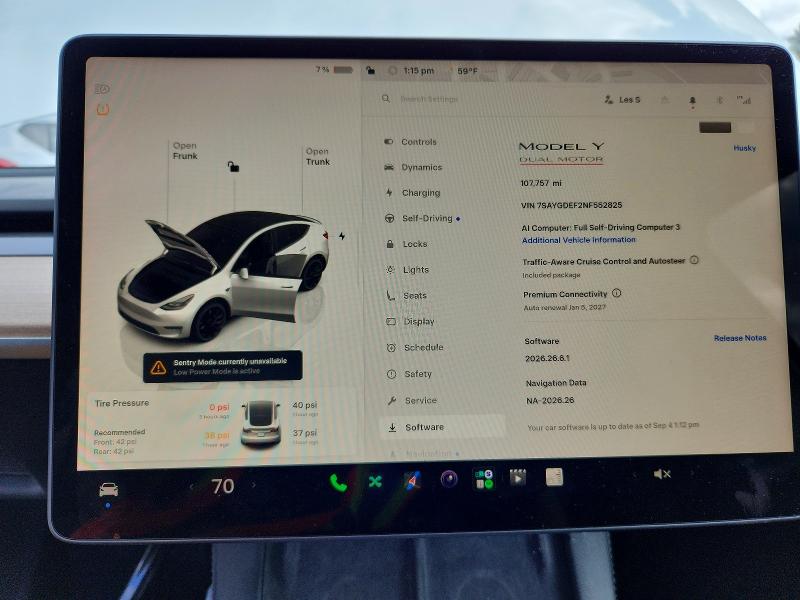 Продаж на аукціоні авто 2022 Tesla Model Y, vin: 7SAYGDEF2NF552825, номер лоту: 67542756