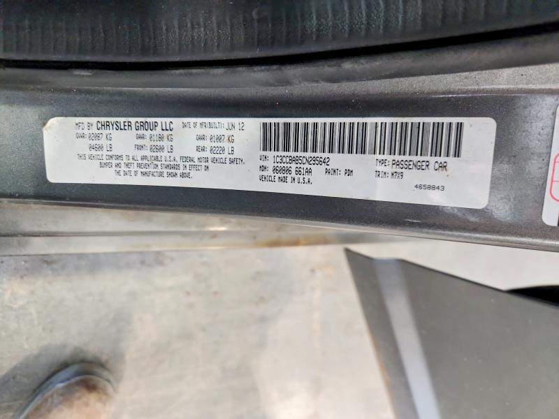 Aukcja sprzedaży 2012 Chrysler 200, vin: 1C3CCBAB5CN295642, numer aukcji: 67216886