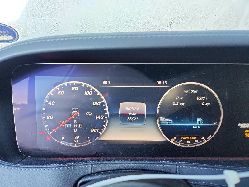 2019 Mercedes-benz S მანქანა იყიდება აუქციონზე, vin: WDDUG6GB2KA453630, აუქციონის ნომერი: 67786646