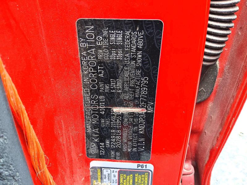 Aukcja sprzedaży 2015 Kia Soul, vin: KNDJP3A52F7789795, numer aukcji: 69135446