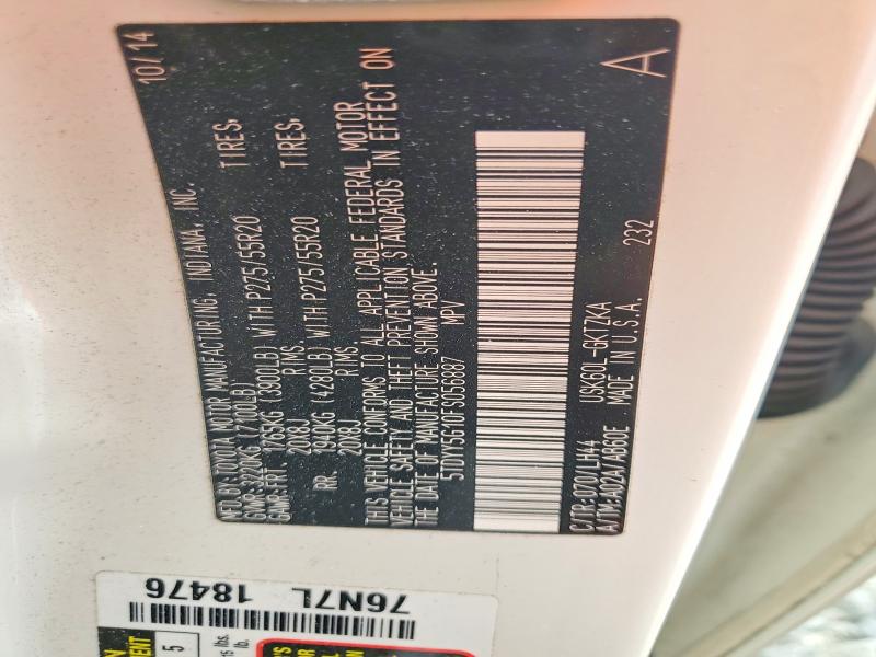 Aukcja sprzedaży 2015 Toyota Sequoia, vin: 5TDYY5G10FS056887, numer aukcji: 69684606