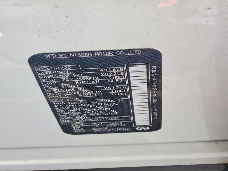 Продаж на аукціоні авто 2020 Infiniti Qx50, vin: 3PCAJ5M19LF113534, номер лоту: 68199006
