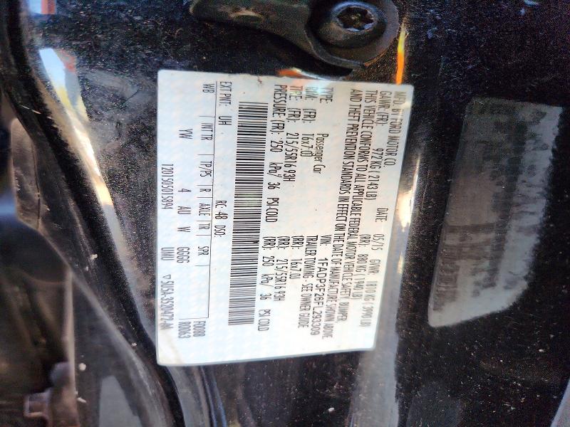 70544176 :رقم المزاد ، 1FADP3F26FL293309 vin ، 2015 Ford Focus مزاد بيع