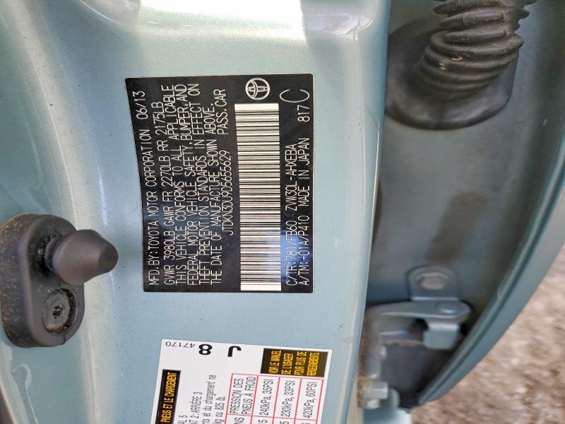 Продаж на аукціоні авто 2013 Toyota Prius, vin: JTDKN3DU9D5655629, номер лоту: 66668886